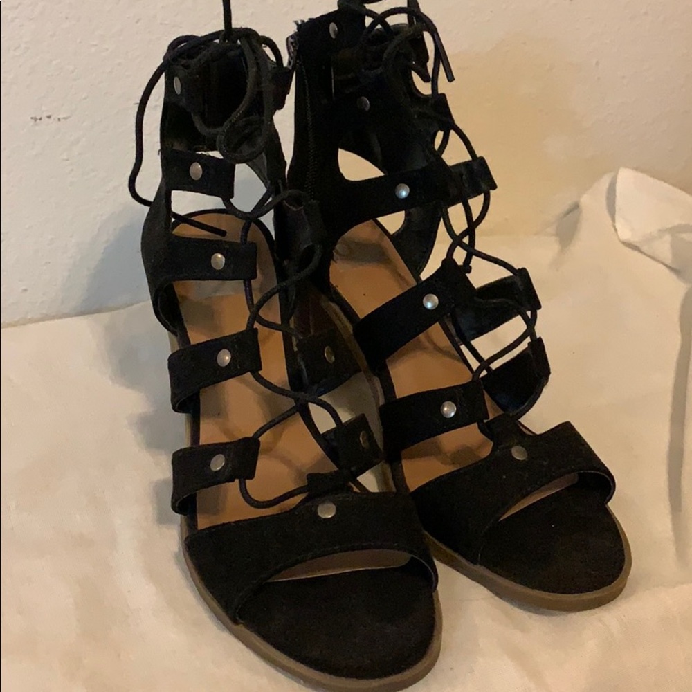 Gladiator Chunky Heels